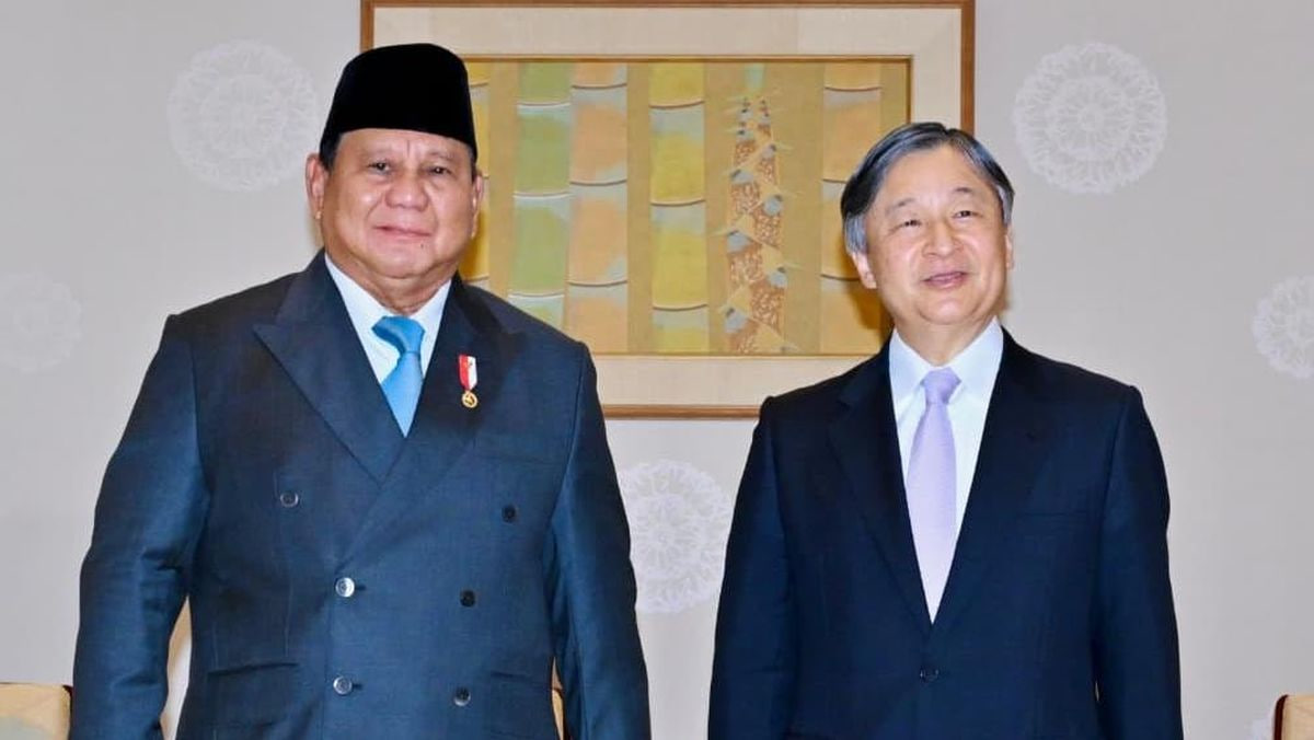 Prabowo Temui Kaisar Naruhito di Istana Kekaisaran Jepang